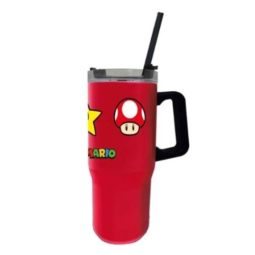 SUPER MARIO  – Borraccia in Acciaio Inox Termoisolante cm – Super Mario 920ml…x